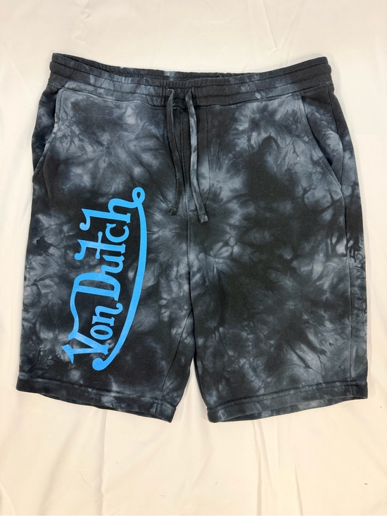 Von Dutch Other - Von Dutch Men's Black Tie-Dye Logo Drawstring shorts new without tags XL